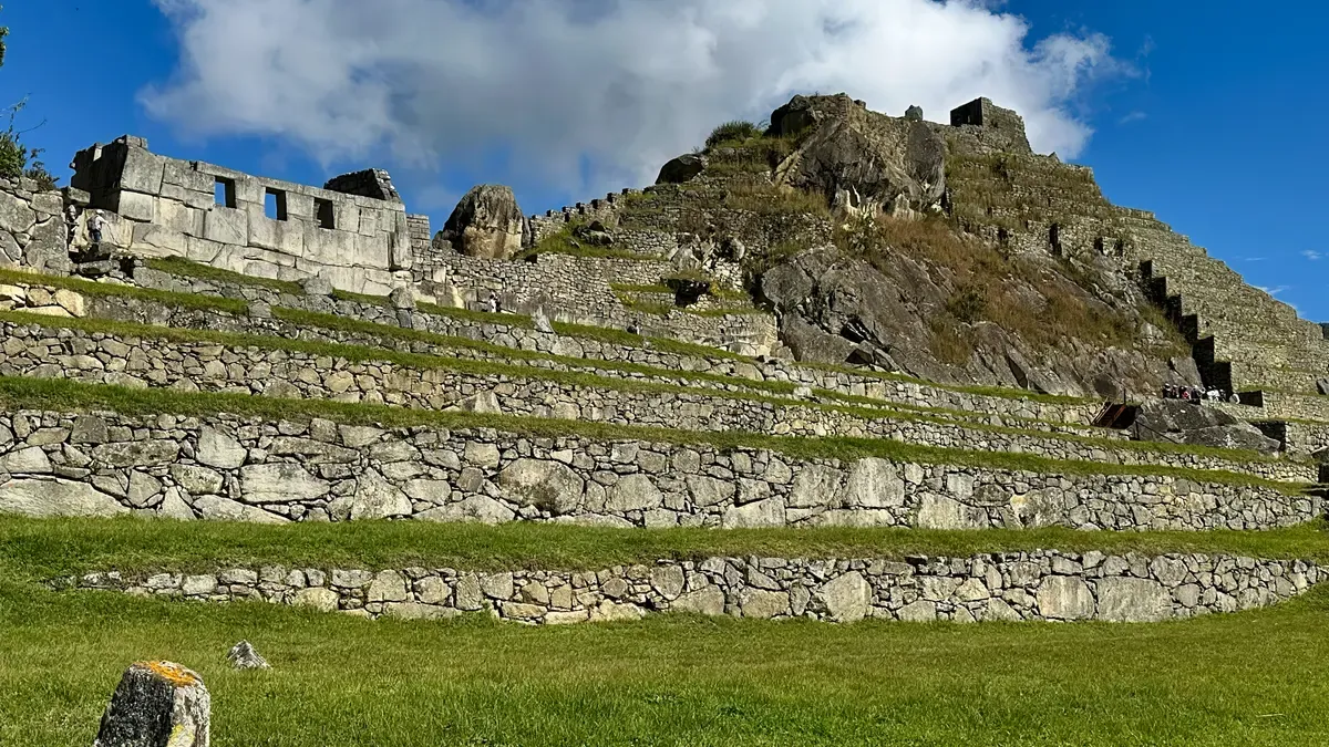 The Temple of the Three Windows on Circuit 2 at Machu Picchu, Aguas Calientes, Peru